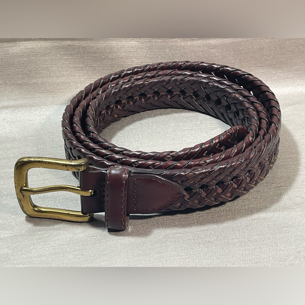 Braided Belt - Brown